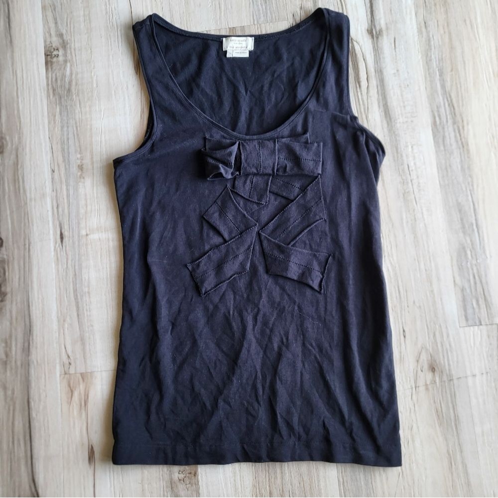 Kate Spade Black Tank T Shirt Size S
